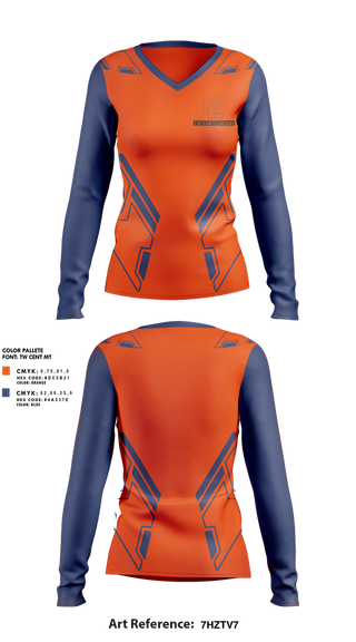 Womens Long Sleeve Vneck Shirt, Mountain Lakes Volleyball, Women's Volleyball, Teamtime, Team time, sublimation, custom sports apparel, team uniforms, spirit wear, spiritwear, sports uniforms, custom shirts, team store, custom team store, fundraiser sports, apparel fundraiser