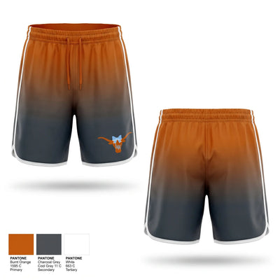 Central Pa Longhorns Athletic Shorts With Pockets - 1