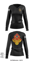 130th FAB 1935239 Women's Long Sleeve V-neck Shirt - 2