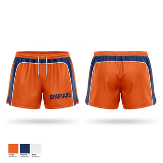 Track Shorts, Spartans, Cross Country, Teamtime, Team time, sublimation, custom sports apparel, team uniforms, spirit wear, spiritwear, sports uniforms, custom shirts, team store, custom team store, fundraiser sports, apparel fundraiser