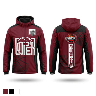 Windbreaker, Cooper Academy, Men's Basketball, Teamtime, Team time, sublimation, custom sports apparel, team uniforms, spirit wear, spiritwear, sports uniforms, custom shirts, team store, custom team store, fundraiser sports, apparel fundraiser