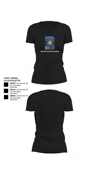 Womens Short Sleeve Vneck Shirt, HHB, 428th Field Artillery Brigade, , Teamtime, Team time, sublimation, custom sports apparel, team uniforms, spirit wear, spiritwear, sports uniforms, custom shirts, team store, custom team store, fundraiser sports, apparel fundraiser
