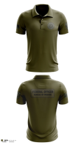 Federal bureau of prions Short Sleeve Performance Polo - 3