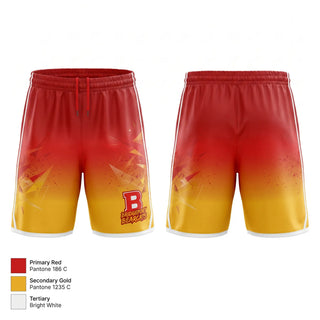 Athletic Shorts With Pockets, Bridgeport High School Basketball, Men's Basketball, Teamtime, Team time, sublimation, custom sports apparel, team uniforms, spirit wear, spiritwear, sports uniforms, custom shirts, team store, custom team store, fundraiser sports, apparel fundraiser