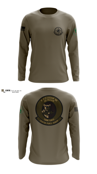 Long Sleeve Performance Shirt, 106 Fuels Shop, National Guard, Teamtime, Team time, sublimation, custom sports apparel, team uniforms, spirit wear, spiritwear, sports uniforms, custom shirts, team store, custom team store, fundraiser sports, apparel fundraiser