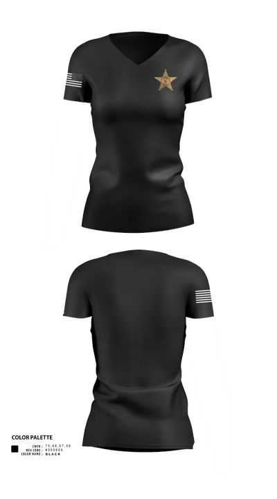 DVID Women's Short Sleeve V-neck Shirt - 21