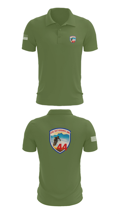 Civil Disturbance Unit 55553252 Short Sleeve Performance Polo - 44