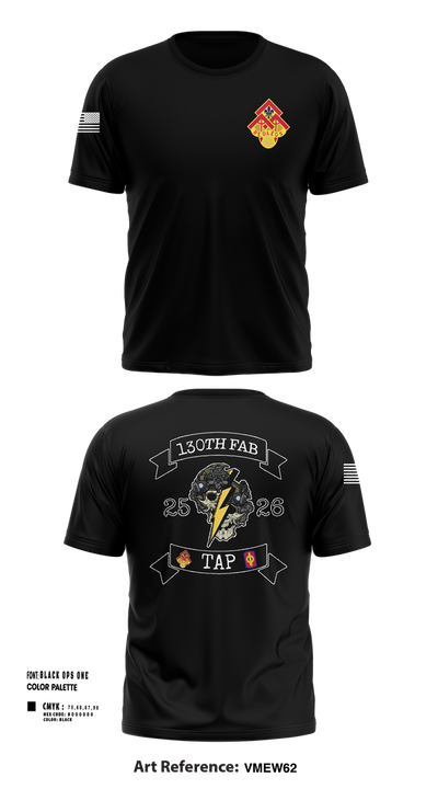 130th FAB Target Acquisition Platoon 22737787 Short Sleeve Performance Shirt - 103