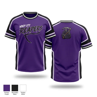 Football Jersey, Windy City Reapers, Baseball, Teamtime, Team time, sublimation, custom sports apparel, team uniforms, spirit wear, spiritwear, sports uniforms, custom shirts, team store, custom team store, fundraiser sports, apparel fundraiser