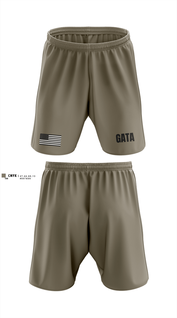 Athletic Shorts With Pockets, MRBN- A Co, Army, Teamtime, Team time, sublimation, custom sports apparel, team uniforms, spirit wear, spiritwear, sports uniforms, custom shirts, team store, custom team store, fundraiser sports, apparel fundraiser
