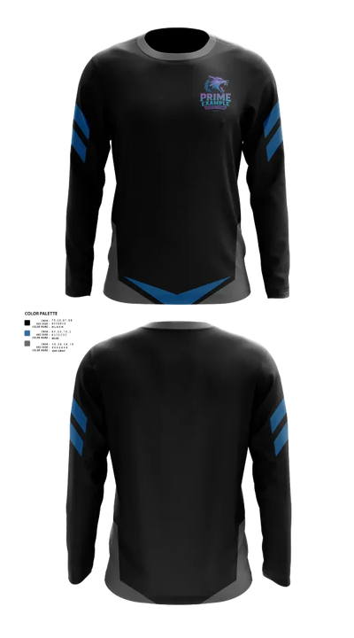 Prime example dance team 17966746 Long Sleeve Performance Shirt 1
