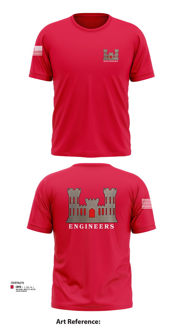 Short Sleeve Performance Shirt, 817th engineer sapper, , Teamtime, Team time, sublimation, custom sports apparel, team uniforms, spirit wear, spiritwear, sports uniforms, custom shirts, team store, custom team store, fundraiser sports, apparel fundraiser