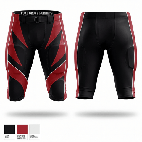 Football Pants, Coal Grove Hornets, , Teamtime, Team time, sublimation, custom sports apparel, team uniforms, spirit wear, spiritwear, sports uniforms, custom shirts, team store, custom team store, fundraiser sports, apparel fundraiser