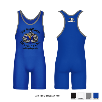 518 Annihilate Wrestling Club 20488804 Wrestling Singlet - 1