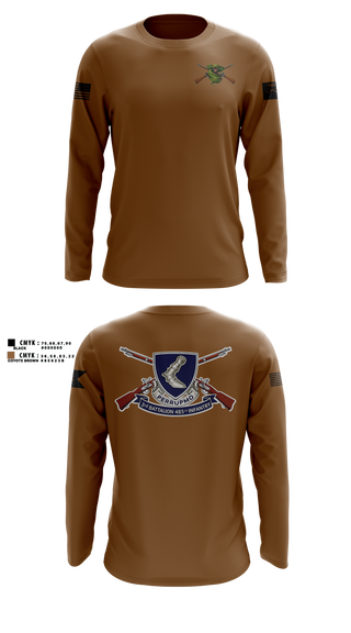Long Sleeve Performance Shirt, 3/485th IN BN VIPERS, Army, Teamtime, Team time, sublimation, custom sports apparel, team uniforms, spirit wear, spiritwear, sports uniforms, custom shirts, team store, custom team store, fundraiser sports, apparel fundraiser
