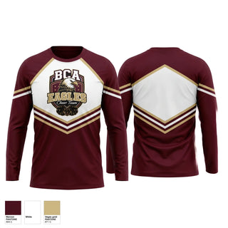 Long Sleeve Performance Shirt, Eagles, Cheer, Teamtime, Team time, sublimation, custom sports apparel, team uniforms, spirit wear, spiritwear, sports uniforms, custom shirts, team store, custom team store, fundraiser sports, apparel fundraiser