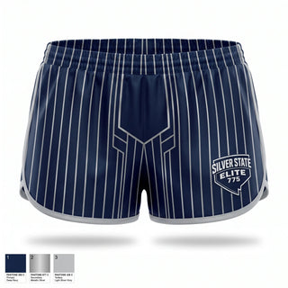 Womens Shorts, Silver State Elite, Baseball, Teamtime, Team time, sublimation, custom sports apparel, team uniforms, spirit wear, spiritwear, sports uniforms, custom shirts, team store, custom team store, fundraiser sports, apparel fundraiser