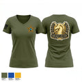 Columbia County Women's Short Sleeve V-neck Shirt - 1