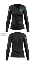 Calvary Security Women's Long Sleeve V-neck Shirt - 21