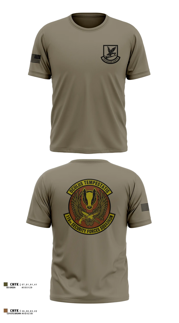 Short Sleeve Performance Shirt, 115th Security Forces Squadron, Air Force, Teamtime, Team time, sublimation, custom sports apparel, team uniforms, spirit wear, spiritwear, sports uniforms, custom shirts, team store, custom team store, fundraiser sports, apparel fundraiser