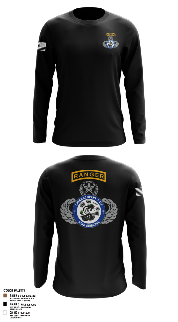 Long Sleeve Performance Shirt, Cobra Company, , Teamtime, Team time, sublimation, custom sports apparel, team uniforms, spirit wear, spiritwear, sports uniforms, custom shirts, team store, custom team store, fundraiser sports, apparel fundraiser