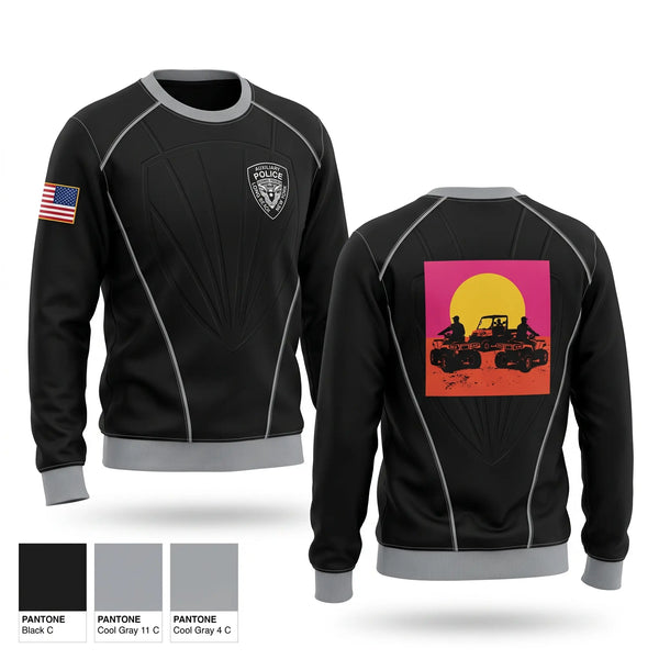Crew Neck Sweatshirt, Long Beach Auxiliary Police Department, Police, Teamtime, Team time, sublimation, custom sports apparel, team uniforms, spirit wear, spiritwear, sports uniforms, custom shirts, team store, custom team store, fundraiser sports, apparel fundraiser