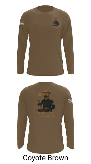 Long Sleeve Performance Shirt, 1/1, Marines, Teamtime, Team time, sublimation, custom sports apparel, team uniforms, spirit wear, spiritwear, sports uniforms, custom shirts, team store, custom team store, fundraiser sports, apparel fundraiser
