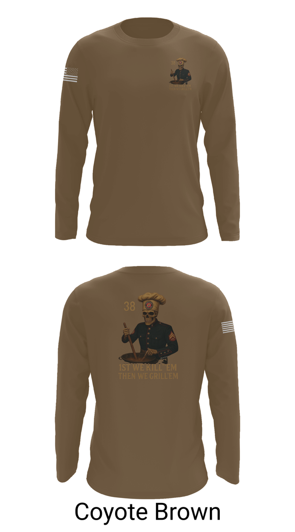 Long Sleeve Performance Shirt, 1/1, Marines, Teamtime, Team time, sublimation, custom sports apparel, team uniforms, spirit wear, spiritwear, sports uniforms, custom shirts, team store, custom team store, fundraiser sports, apparel fundraiser