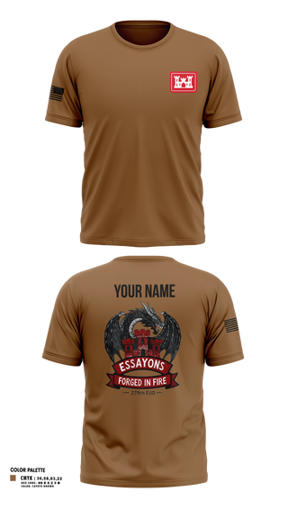 Short Sleeve Performance Shirt, 279 EN DET, Army, Teamtime, Team time, sublimation, custom sports apparel, team uniforms, spirit wear, spiritwear, sports uniforms, custom shirts, team store, custom team store, fundraiser sports, apparel fundraiser