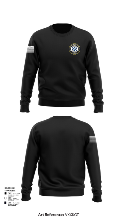3rd Infantry Division 78750941 Crew Neck Sweatshirt - 101