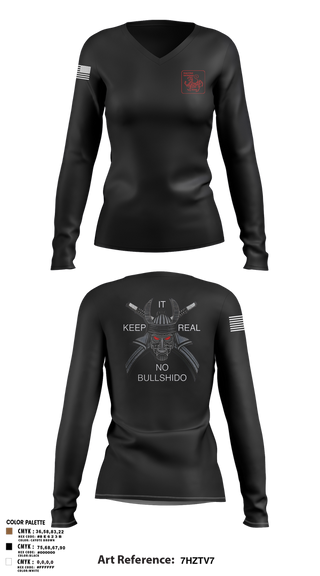 Womens Long Sleeve Vneck Shirt, Keep It Real, , Teamtime, Team time, sublimation, custom sports apparel, team uniforms, spirit wear, spiritwear, sports uniforms, custom shirts, team store, custom team store, fundraiser sports, apparel fundraiser