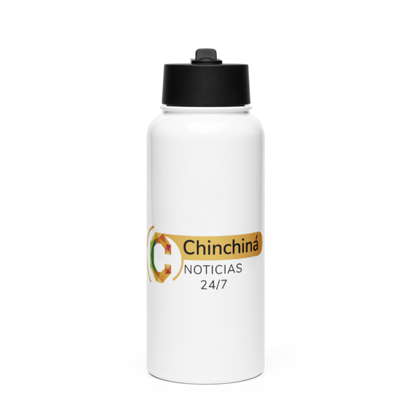Chinchiná Noticias 15196379 Stainless Steel Water Bottle with a Straw Lid