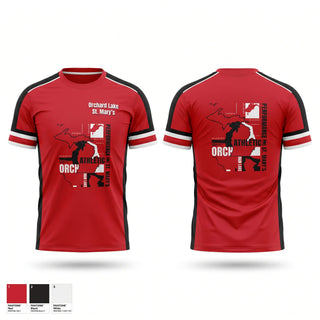 Short Sleeve Performance Shirt, Orchard Lake St. Mary's, Cross Country, Teamtime, Team time, sublimation, custom sports apparel, team uniforms, spirit wear, spiritwear, sports uniforms, custom shirts, team store, custom team store, fundraiser sports, apparel fundraiser
