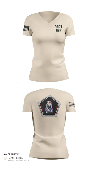 Womens Short Sleeve Vneck Shirt, 3BCT H2F, Army, Teamtime, Team time, sublimation, custom sports apparel, team uniforms, spirit wear, spiritwear, sports uniforms, custom shirts, team store, custom team store, fundraiser sports, apparel fundraiser