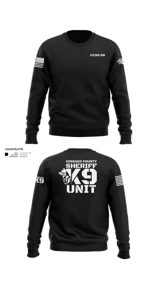 Crew Neck Sweatshirt, Chisago County K9 Unit, , Teamtime, Team time, sublimation, custom sports apparel, team uniforms, spirit wear, spiritwear, sports uniforms, custom shirts, team store, custom team store, fundraiser sports, apparel fundraiser