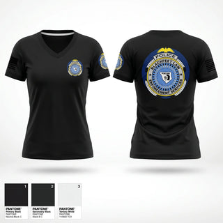 Womens Short Sleeve Vneck Shirt, Blackfeet Police, Police, Teamtime, Team time, sublimation, custom sports apparel, team uniforms, spirit wear, spiritwear, sports uniforms, custom shirts, team store, custom team store, fundraiser sports, apparel fundraiser