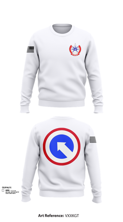 1st Theater Sustainment Command 40701813 Crew Neck Sweatshirt - 102