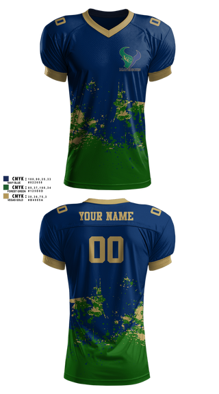 Football Jersey, La Costa Canyon Mavericks Football, , Teamtime, Team time, sublimation, custom sports apparel, team uniforms, spirit wear, spiritwear, sports uniforms, custom shirts, team store, custom team store, fundraiser sports, apparel fundraiser