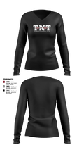TNT Women's Long Sleeve V-neck Shirt - 4