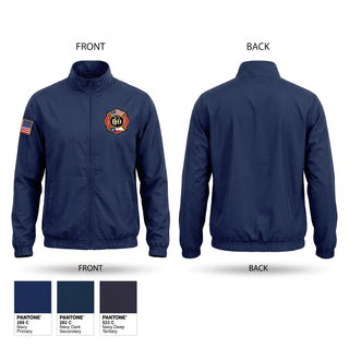 Windbreaker, Bertram Fire Department, Fire Department, Teamtime, Team time, sublimation, custom sports apparel, team uniforms, spirit wear, spiritwear, sports uniforms, custom shirts, team store, custom team store, fundraiser sports, apparel fundraiser