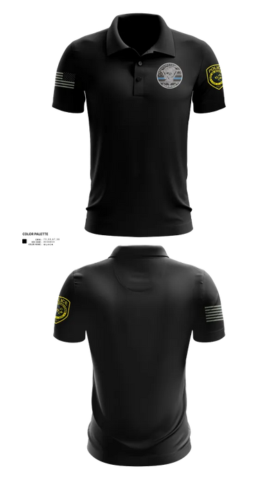 Robstown Police Department Narcotics Division Short Sleeve Performance Polo - 21
