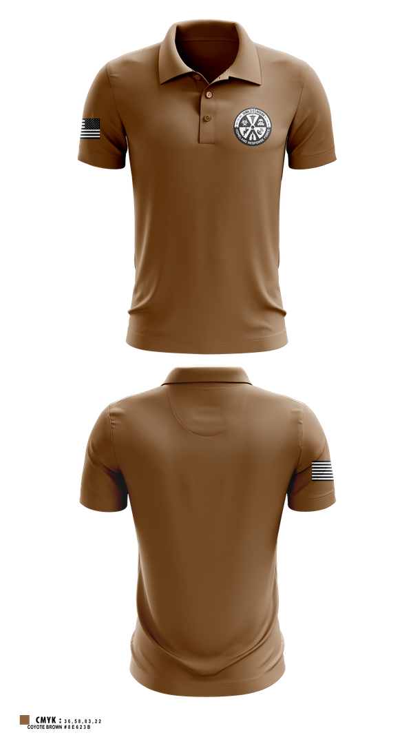 Short Sleeve Performance Polo, Region 3 Homeland Response Force, , Teamtime, Team time, sublimation, custom sports apparel, team uniforms, spirit wear, spiritwear, sports uniforms, custom shirts, team store, custom team store, fundraiser sports, apparel fundraiser