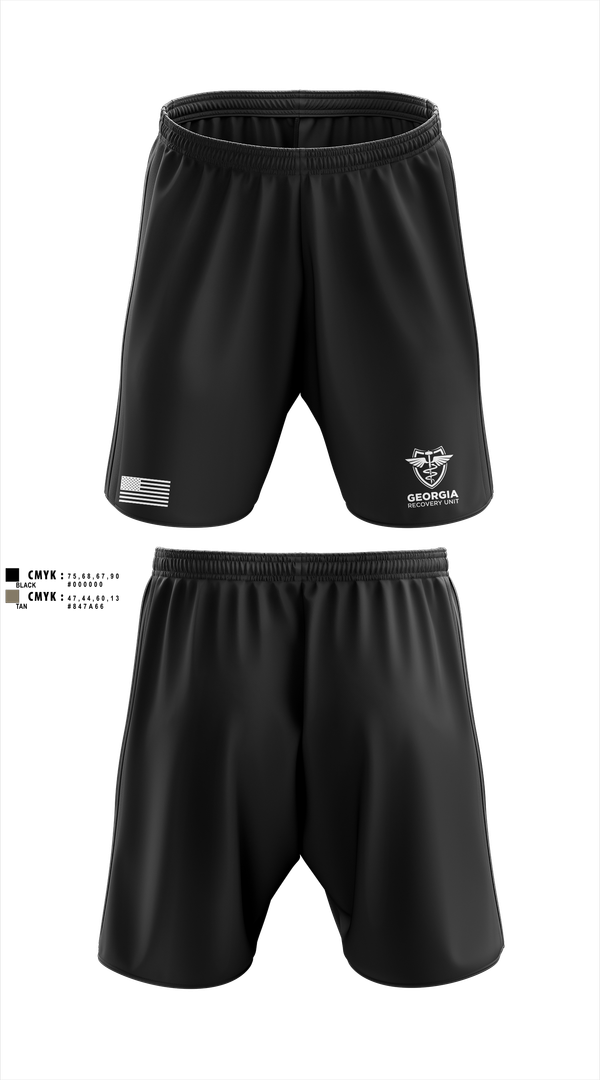 Athletic Shorts With Pockets, Georgia Recovery Unit, , Teamtime, Team time, sublimation, custom sports apparel, team uniforms, spirit wear, spiritwear, sports uniforms, custom shirts, team store, custom team store, fundraiser sports, apparel fundraiser