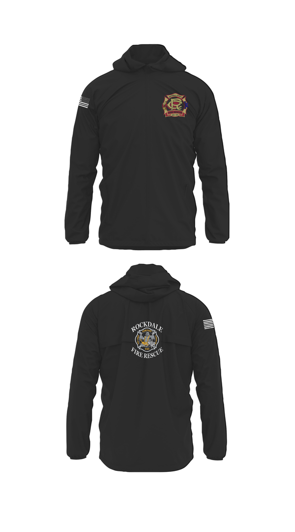 Windbreaker, Rockdale County Fire Rescue Company 1, Fire Department, Teamtime, Team time, sublimation, custom sports apparel, team uniforms, spirit wear, spiritwear, sports uniforms, custom shirts, team store, custom team store, fundraiser sports, apparel fundraiser