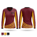 TAFUNA WARRIORS Women's Long Sleeve V-neck Shirt - 1