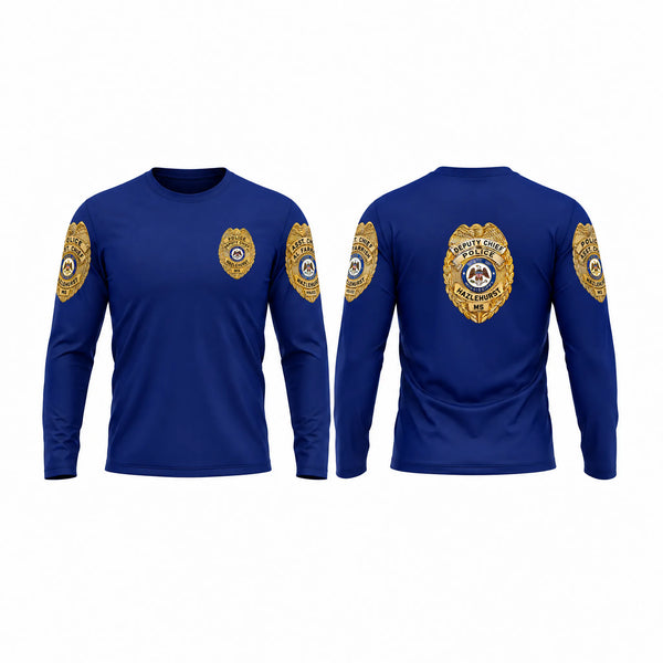 Long Sleeve Performance Shirt, Hazlehurst police Department, Police, Teamtime, Team time, sublimation, custom sports apparel, team uniforms, spirit wear, spiritwear, sports uniforms, custom shirts, team store, custom team store, fundraiser sports, apparel fundraiser