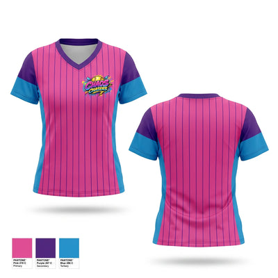 Chaos Chasers 67407741 Women's Short Sleeve V-neck Shirt - 1