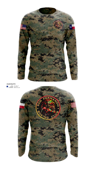Long Sleeve Performance Shirt, San Fernando Boxing Club, Spirit Store, Teamtime, Team time, sublimation, custom sports apparel, team uniforms, spirit wear, spiritwear, sports uniforms, custom shirts, team store, custom team store, fundraiser sports, apparel fundraiser