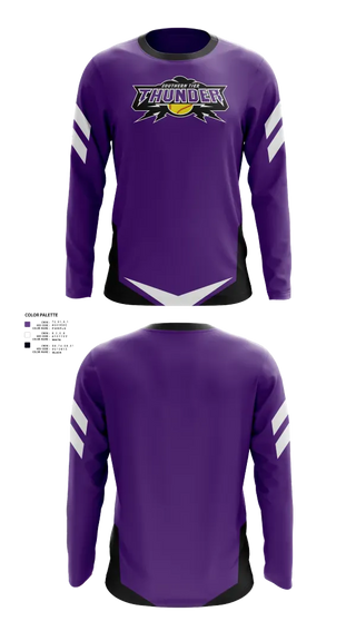 Long Sleeve Performance Shirt, Southern Tier Thunder, Softball, Teamtime, Team time, sublimation, custom sports apparel, team uniforms, spirit wear, spiritwear, sports uniforms, custom shirts, team store, custom team store, fundraiser sports, apparel fundraiser
