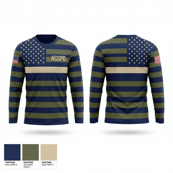 Long Sleeve Performance Shirt, ACCPD, Police, Teamtime, Team time, sublimation, custom sports apparel, team uniforms, spirit wear, spiritwear, sports uniforms, custom shirts, team store, custom team store, fundraiser sports, apparel fundraiser